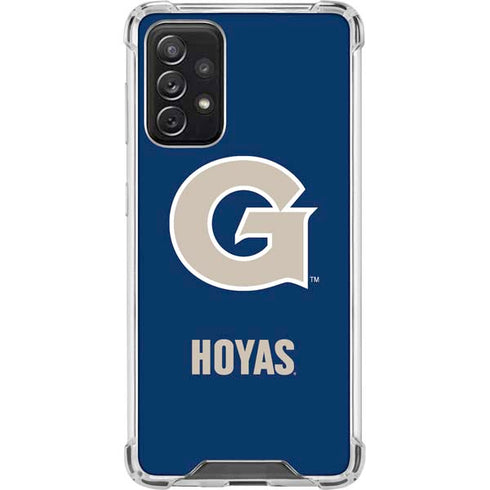 Georgetown University Large Logo Galaxy A72 5G Clear Case